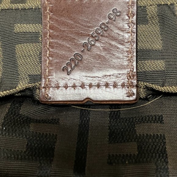 Fendi Brown Zucca FF Nylon Roll Tote - Picture 5 of 5